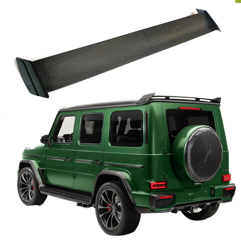 

STLFCarbon Fiber W464 Rear Spoiler for G Class G63 Top Design Rear Spoiler Wing W463A G500 G350 Upgrade TC Style Roof Back Wings