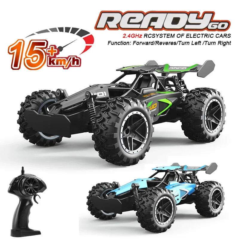 

2.4GHZ 1:18 RC Car 15KM/H Mini High Speed Car Radio Controled Machine Remote Control Off Road Car Toys For Children Kids Gifts