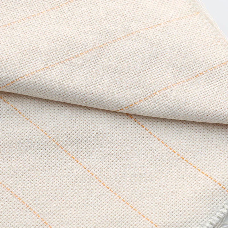 [YU]2.1x1meter Monk Cloth Tufting Cloth Marked Lines Woven Making Garments DIY Cloth