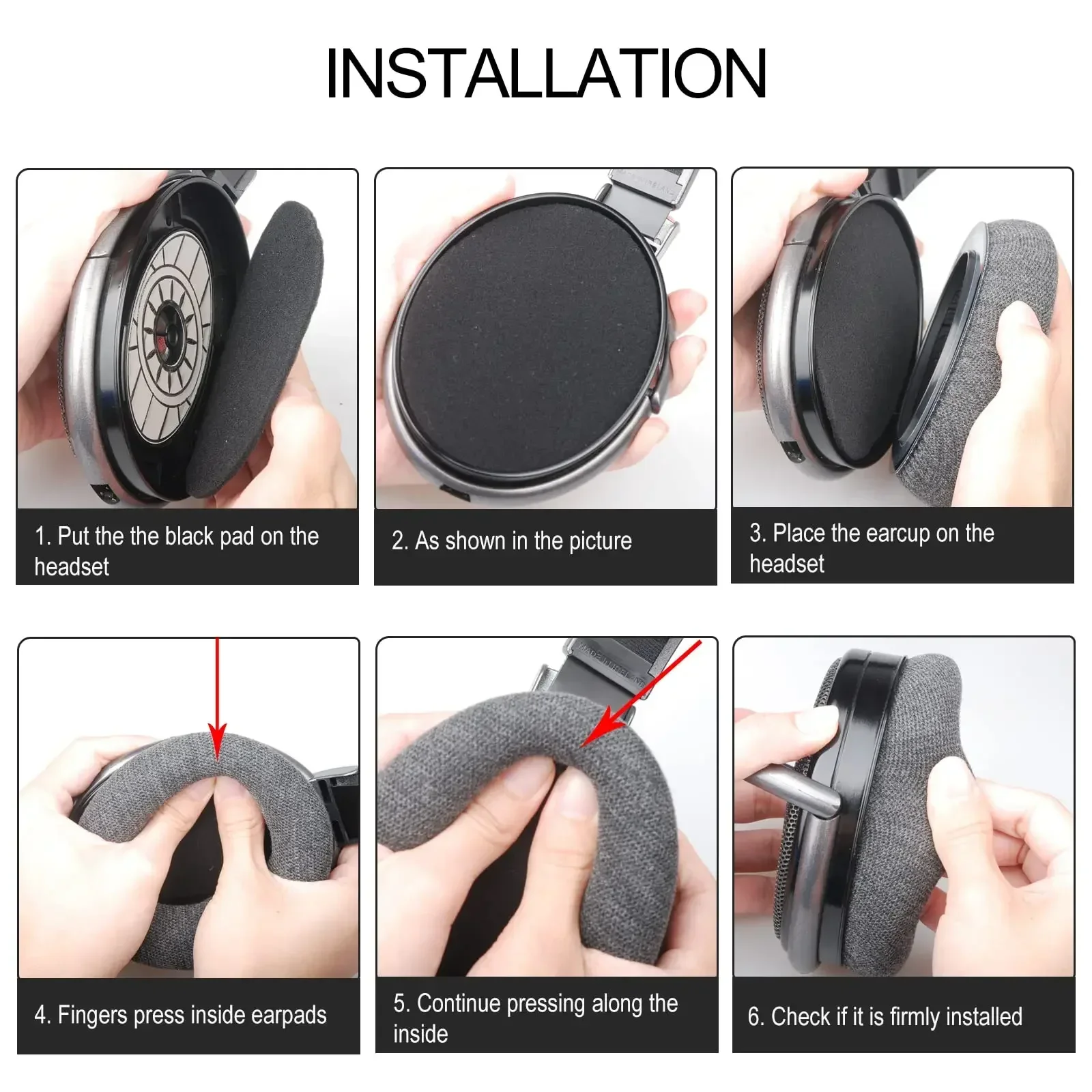 Сменные пенопластовые амбушюры, чехол для Sennheiser HD650/HD600/HD660S/HD545/HD525/HD535, игровые наушники, гарнитура,