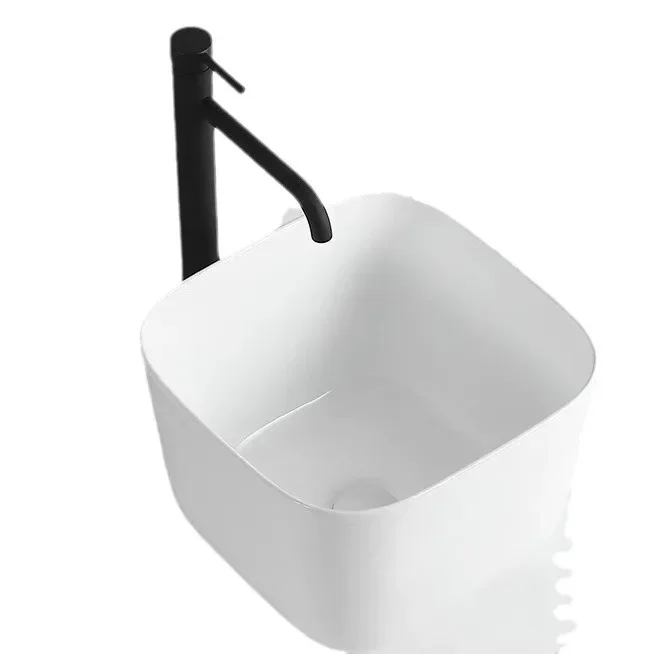 

Премиум-умывальник для ванной комнаты, балкона, отеля, глубокий, увеличенного размера, из керамики, с защитой от брызг