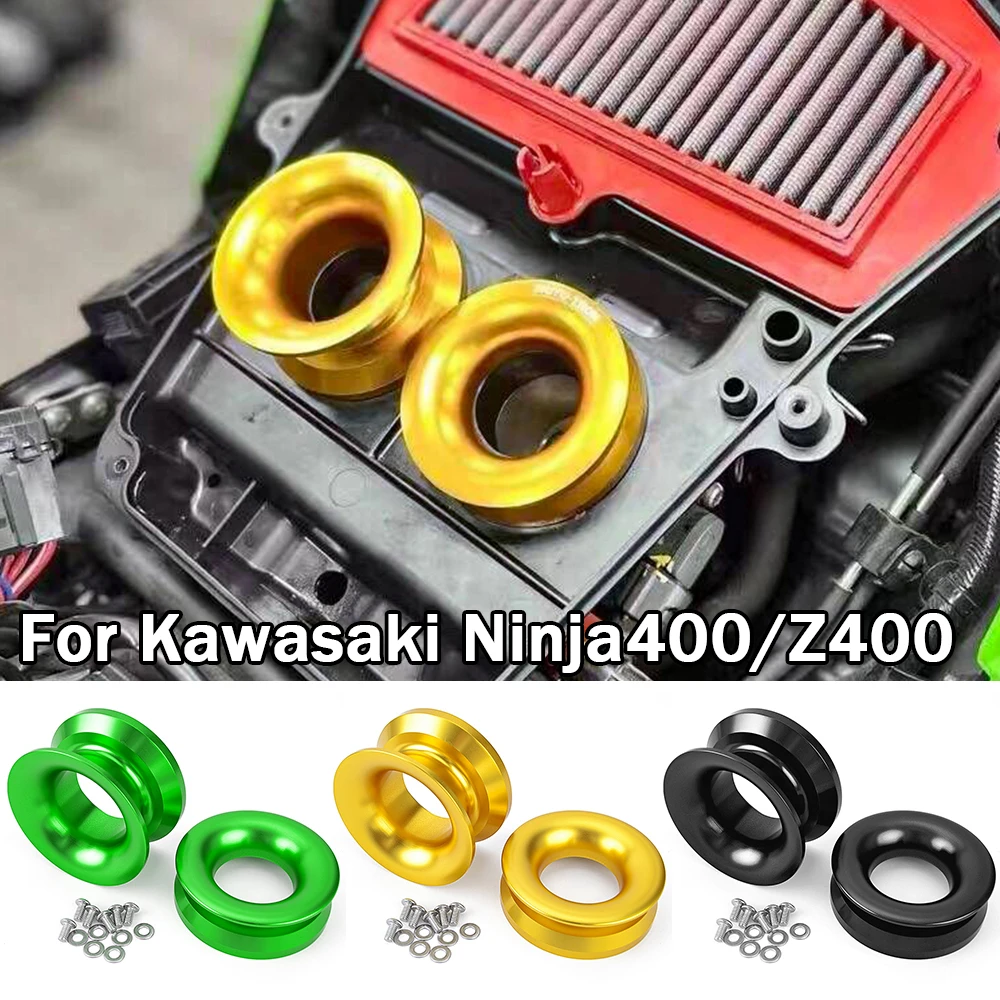 

Мотоциклетная воздухозаборная чашка с высоким расходом воздуха для Kawasaki Z400 Ninja 400 2020 2021 2022 2023 2024, аксессуары