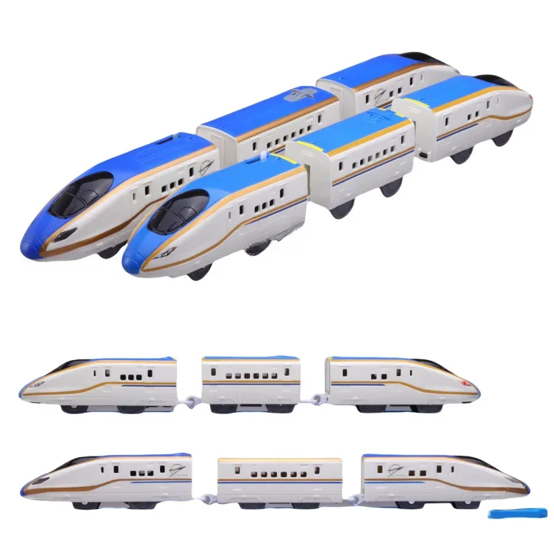 TAKARA TOMY ES ชุดเต็มรูปแบบ Hayabusa Express Shinkansen รถไฟฟ้าขนาดเล็กของเล่นรถไฟเด็กของเล่นของขวัญสำหรับเด็ก