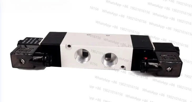 

Electromagnetic valve 4V420-15 two position five way dual coil reversing valve controller air valve