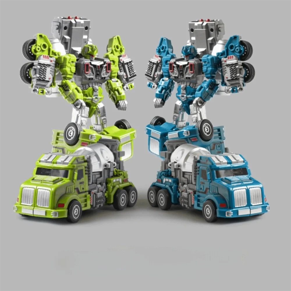 

Alloy Plastic Material Transforming Robot Car Transformation Feature Inertial Function Simulation Racing Car Simulation Design