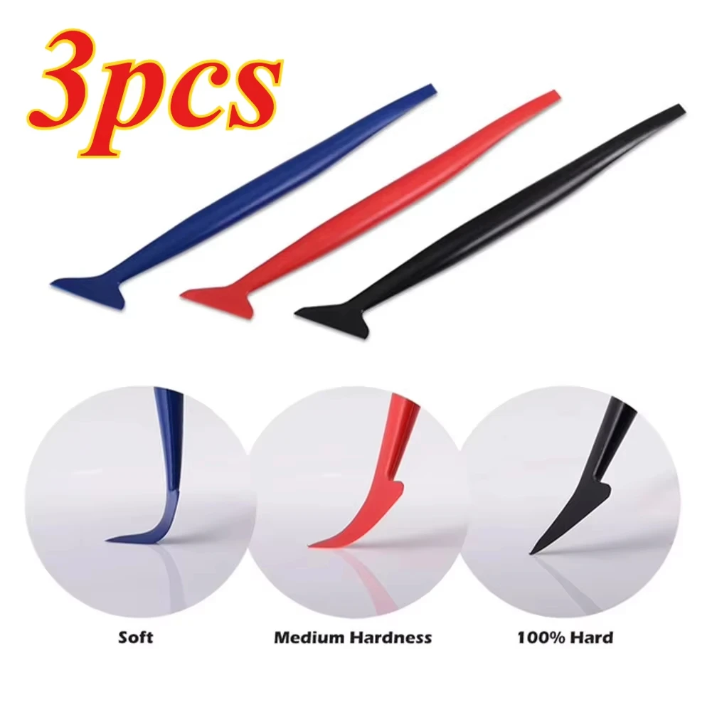 Car Stickers Wrap&Vinyl Wrapping Tool Set: Auto Film Installing Scraper, Micro Squeegee, Curves Slot Tint Tool & Gasket Squeegee