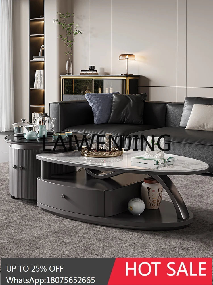 Kung Fu Coffee Table Minimalist Living Room Home Modern Minimalist High-End Multi-Functional Modern Light Luxury Tea Table One