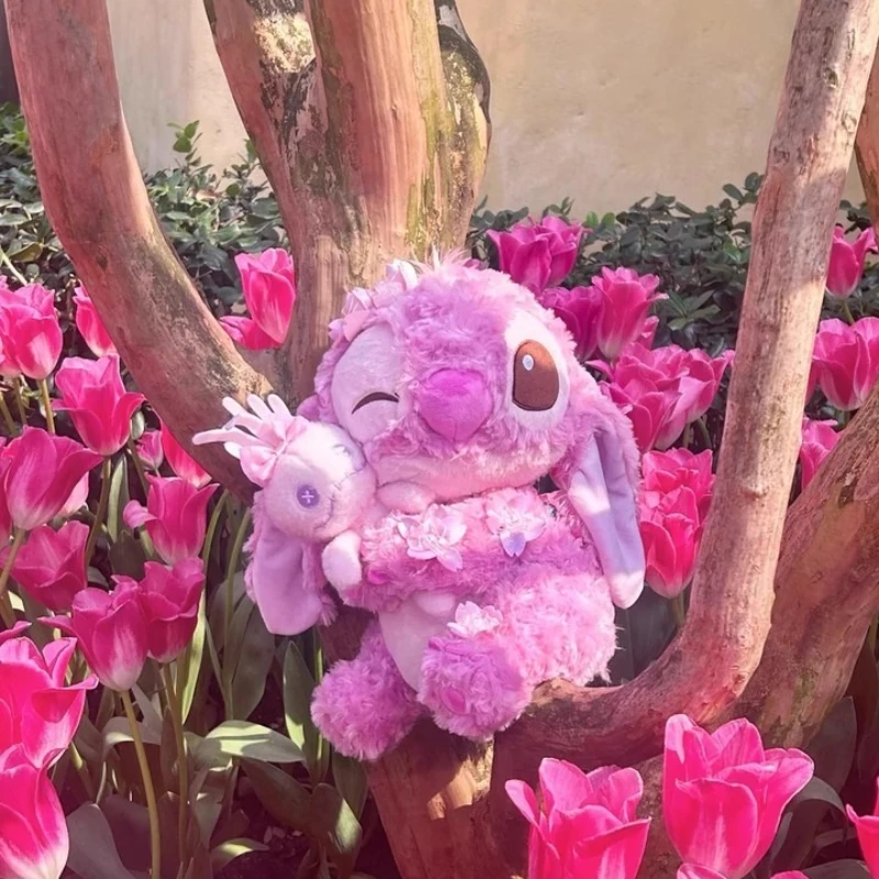 

Anime Sakura Stitch Stuffed Soft Plush Doll Cartoon Toy Rose Velvet Sofa Cushion Throw Pillow Home Decoration Birthday Gift