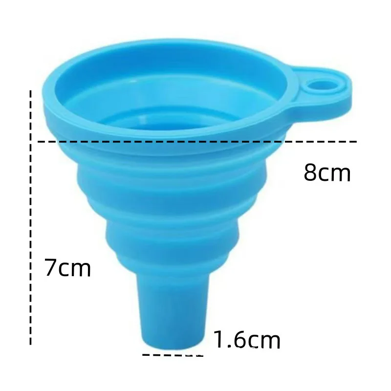 FAIS DU Silicone Funne Food Grade Silicone Collapsible Funnel for Filling Water Bottle Liquid Powder Kitchen Funnel