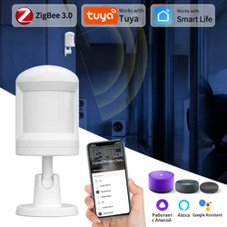 Tuya Smart ZigBee 3.0 Motion Sensor Detector PIR Infrared Presence Sensor Home Alarm Human Body Detection For Alexa Google Home