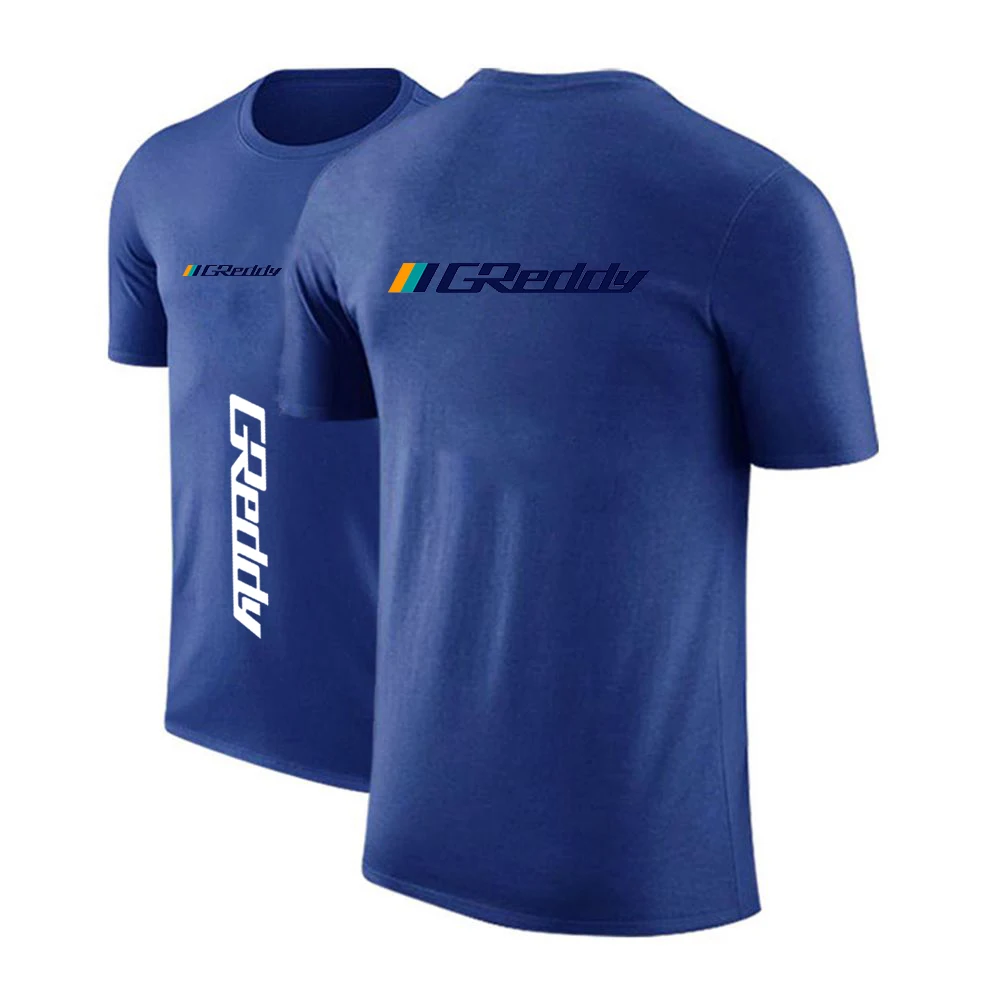 GReddy Turbo Systems Shirts for Men Summer Short Sleeve Rash Guard Gym Workout Tshirt Athletic Quick Dry Undershirts Tops