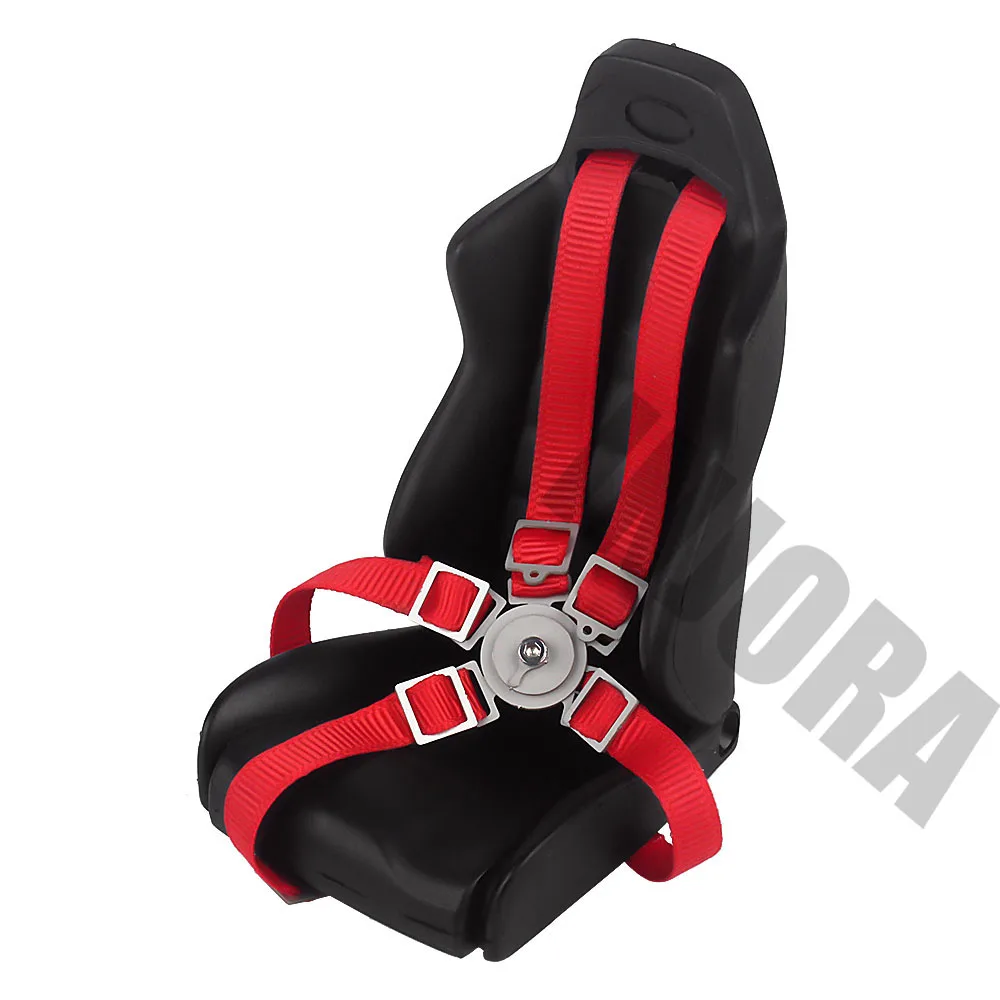 INJORA 2Pcs Simulation Driver Figure Seat Belt for 1:10 RC Rock Crawler TRX4 TRX6 Axial SCX10 90046 Capra WRAITH RR10