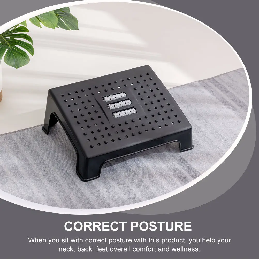 

Эргономичная подставка для ног для дома, регулируемая массажная подставка для ног, портативное приспособление для поддержки стоп, подставка для ног для офисного стола, для дома и офиса