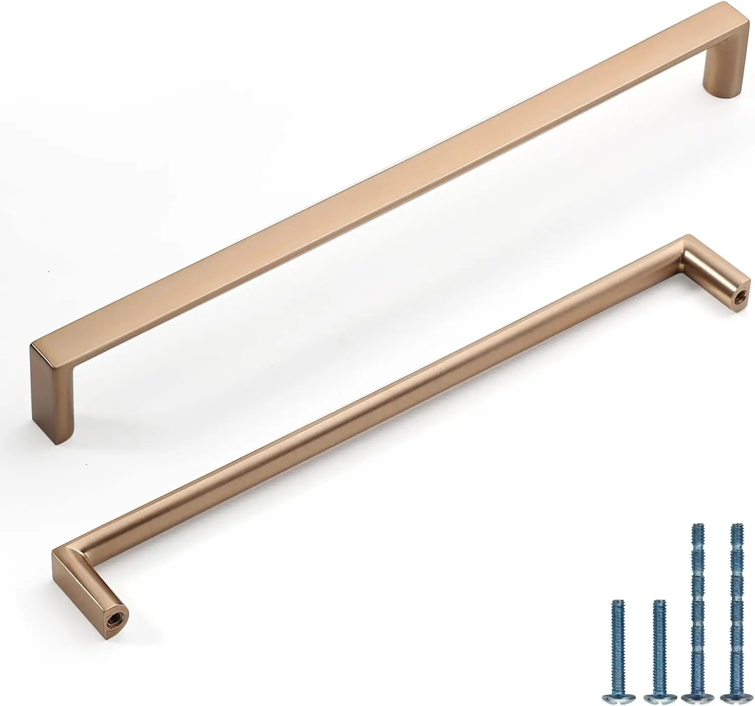 10 Pack Champagne Bronze Kitchen Cabinet Handles, 10 Inch Drawer Pulls for Cupboard Wardrobe Hardware