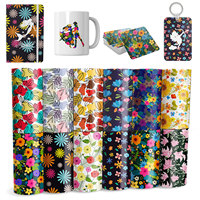 XFX 1 PCS Plants Sublimation Transfer Ink 12 X 12 IN Sublimation Transfer Paper Infusable Printable Transfer Ink for Mug T-Shirt