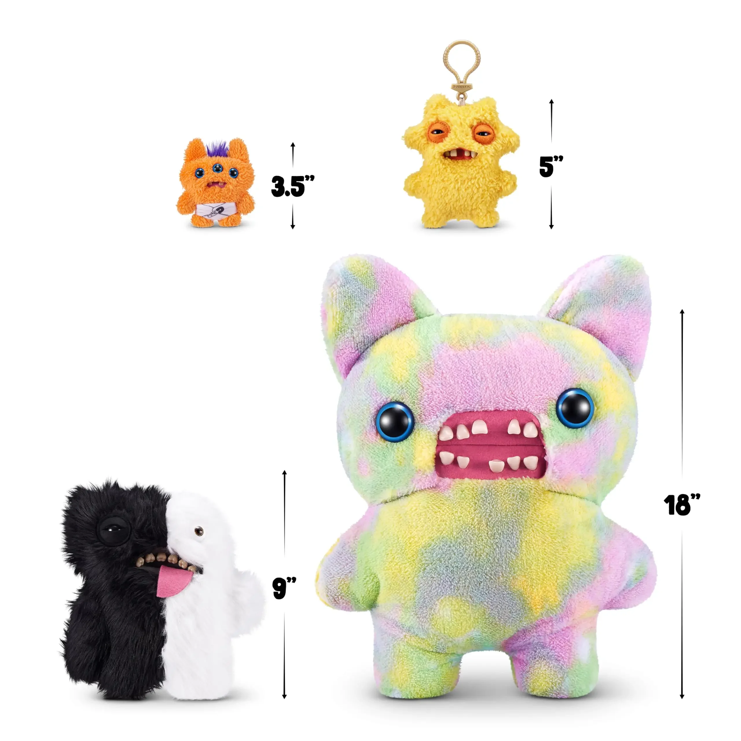 22CM Fuggler Divertenti Denti Brutti Mostri Giocattoli di Peluche Fugglers Multi-colore Mostri Cartoon Strano Peluche Fuggs Bambole Regalo Per Bambini