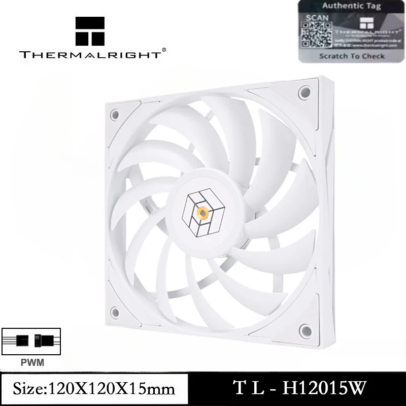 

Thermalright TL-H12015W 1/3/5 шт. Корпус вентилятора процессора, кулер 1900 об/мин, скорость 15 мм, тонкий кулер, вентилятор для охлаждения процессора и корпуса