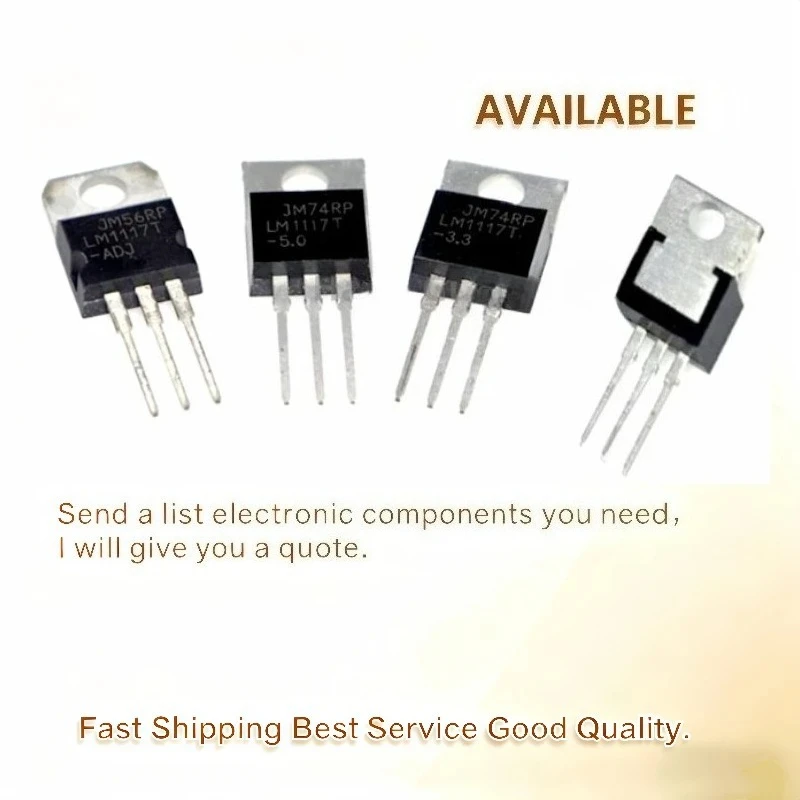 10pcs/Lot Original LM1117T-3.3V/LM1117T-5.0/LM1117T-ADJ Linear regulator IC is directly inserted into TO-220