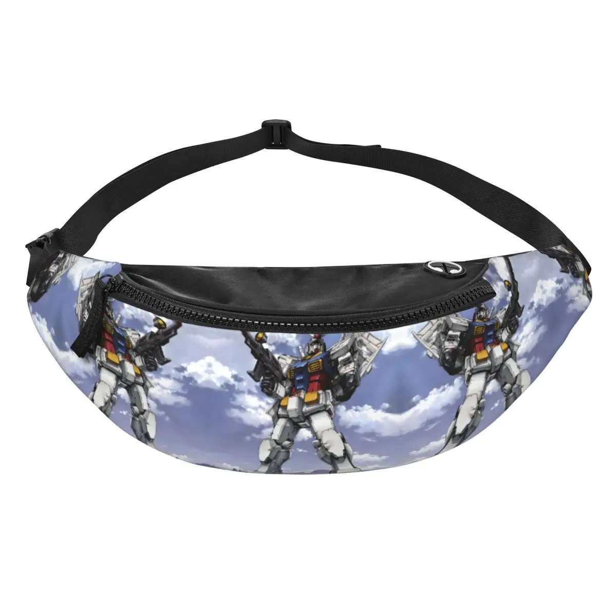 

Custom M-Mobiles S-Suits G-Gundams Manga Fanny Pack Women Men Anime Crossbody Waist Bag for Traveling Phone Money Pouch