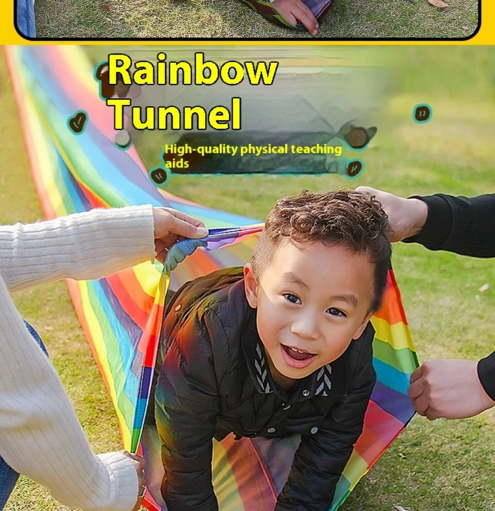 3/5/8M Children's Crawling Tunnel Children's Interactive Game Portable Outdoor Indoor Sensory Sports Toy Smooth Fabric