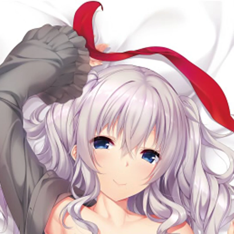 Dakimakura Anime Kashima Double-sided Print 2WAY Tricot Life-size Body Pillow Cover Pillowcase Custom print