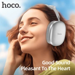 HOCO Wireless Headphones Sport Bluetooth 5.3 HIFI Stereo Earphone Handsfree Headset with Audio Cable for iPhone 15 14 13 Xiaomi