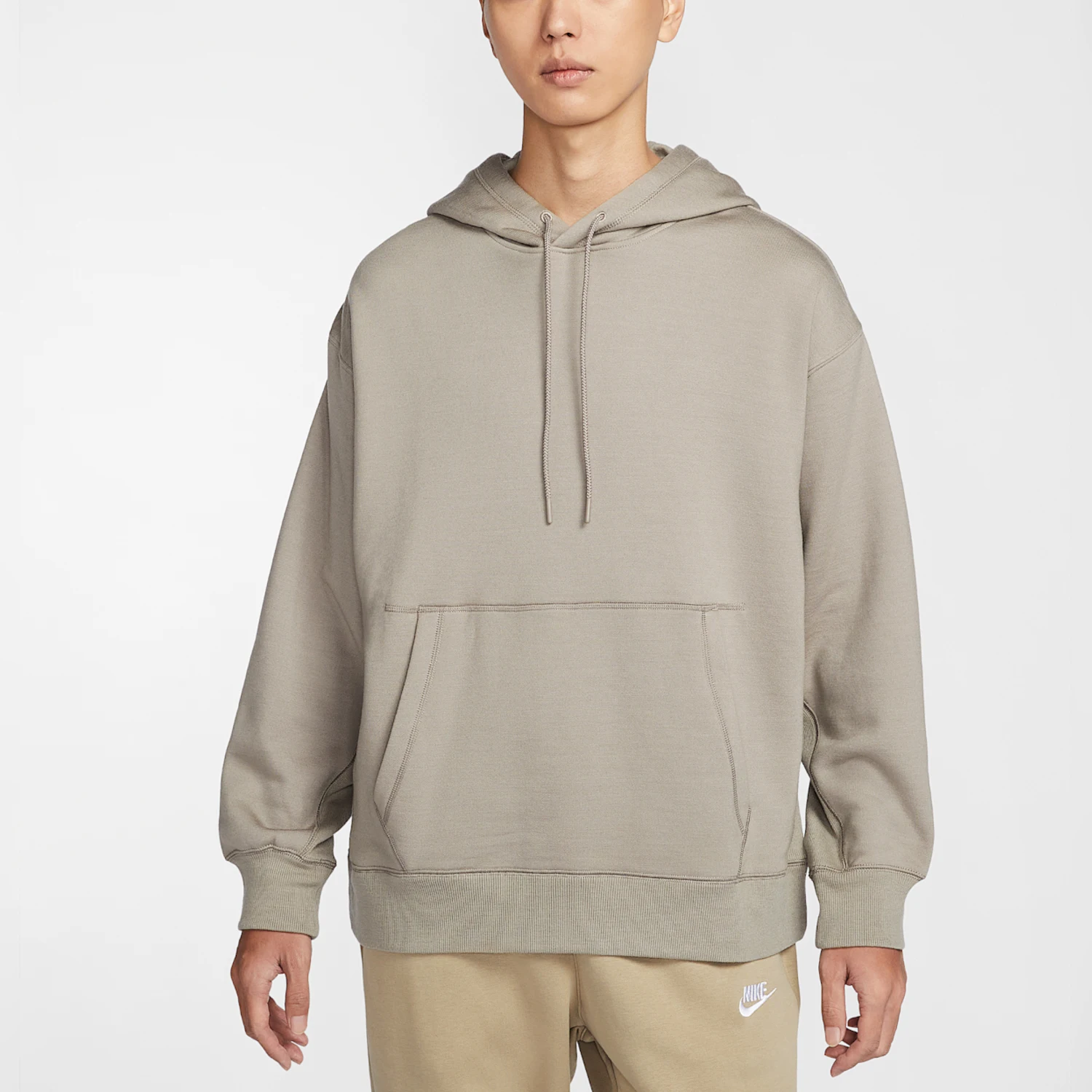 Nike genuine Wool Classics men's hooded minimalist sweatshirt FV4879-087
