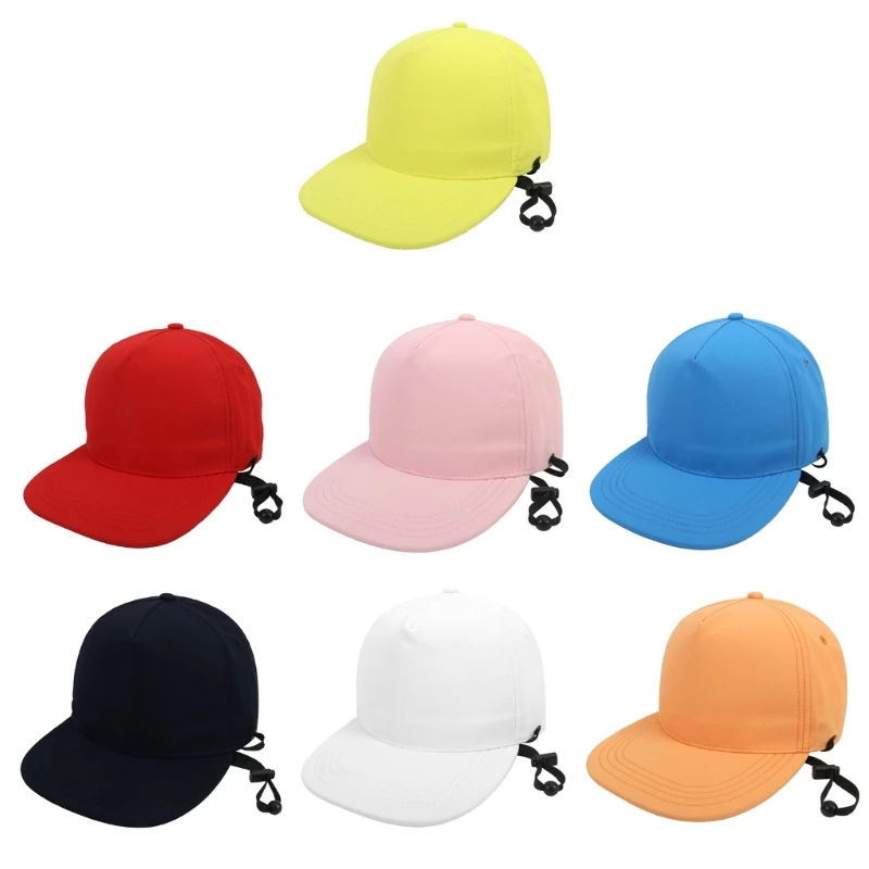 Baseball Caps for Boy and Girls Outdoor Waterproof Windproof Rope Duck Tongue Ha
