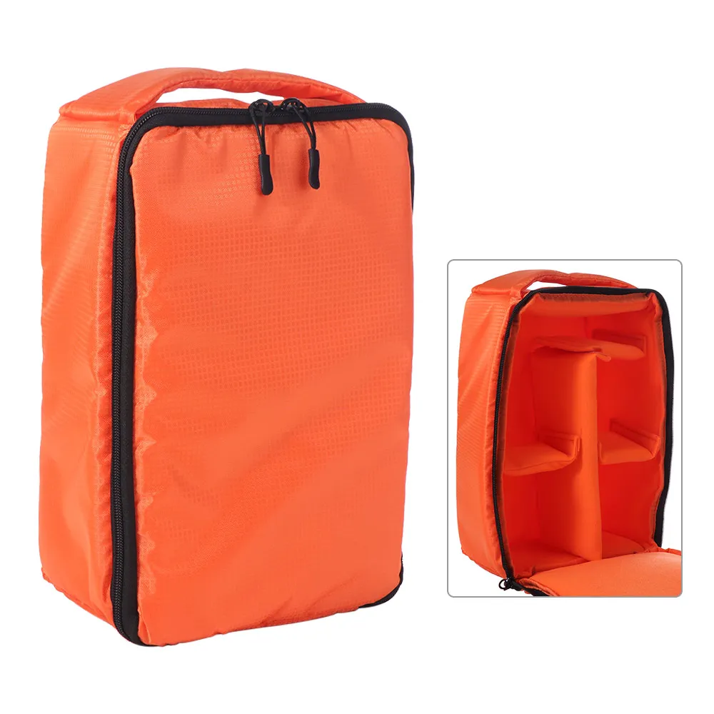 Removable SLR Camera Bag Detachable Divider Waterproof Lenses Storage Case Shockproof Zipper Photography Protective Box