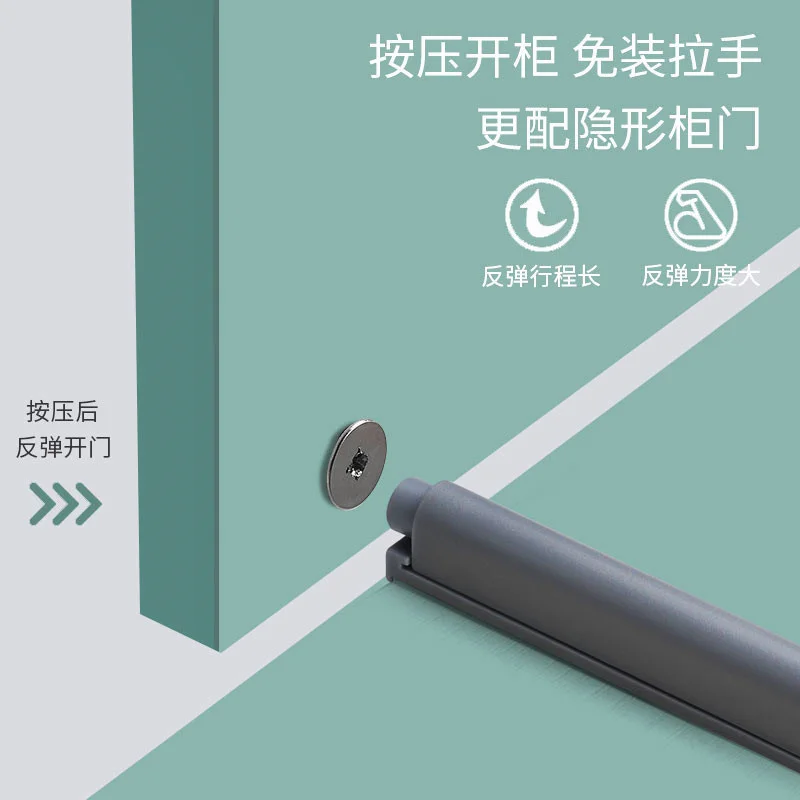 

Cabinet door bouncing device handle free cabinet door clothes cabinet door bouncing device bouncing door device pressing door