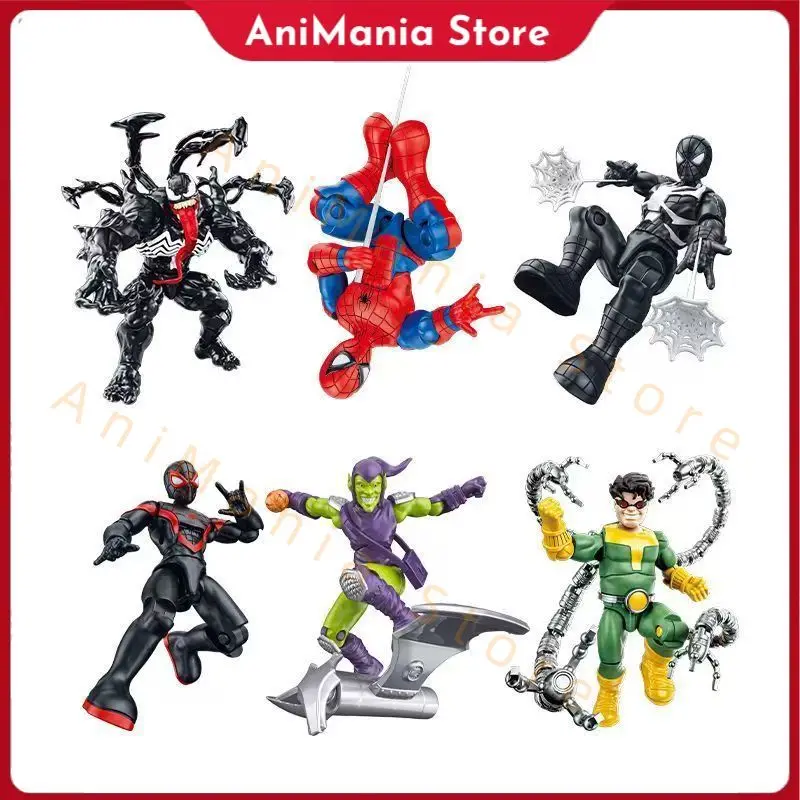 

Новая популярная мини-фигурка Человека-паука Marvel Venom Octopus Doctor Green Devil, экшн-фигурка, модель, подарки для детей, коллекция игрушек