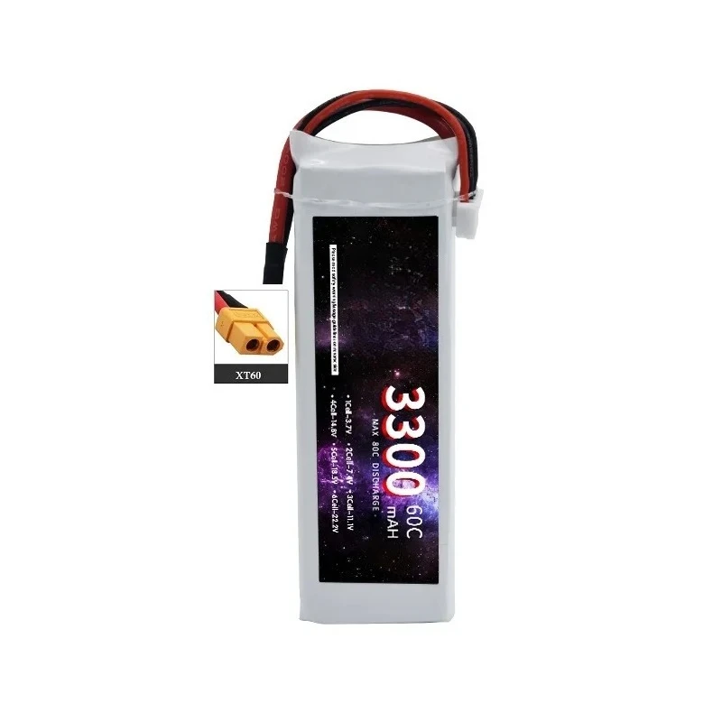LiPo Battery 3S 1500mah 1800mAh 2200mah 2600mAh 3000mAh 3300mAh Connector T XT60 For RC Car FPV Racing Drone - view 3