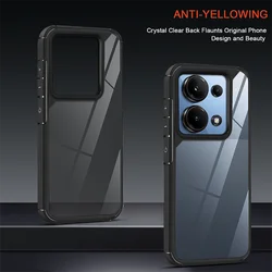 Solid Color Matte Soft TPU Shockproof Phone Case For Xiaomi Redmi Note 13 13C 12 12C 11 11S 10 10S 10C 10A Pro Transparent Cover