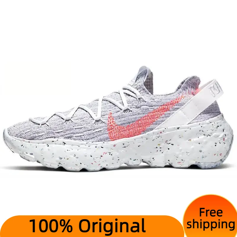 

Nike Space Hippie 04 Summit White Hyper Crimson Women's Sneakers shoes CD3476-100 With Original Box