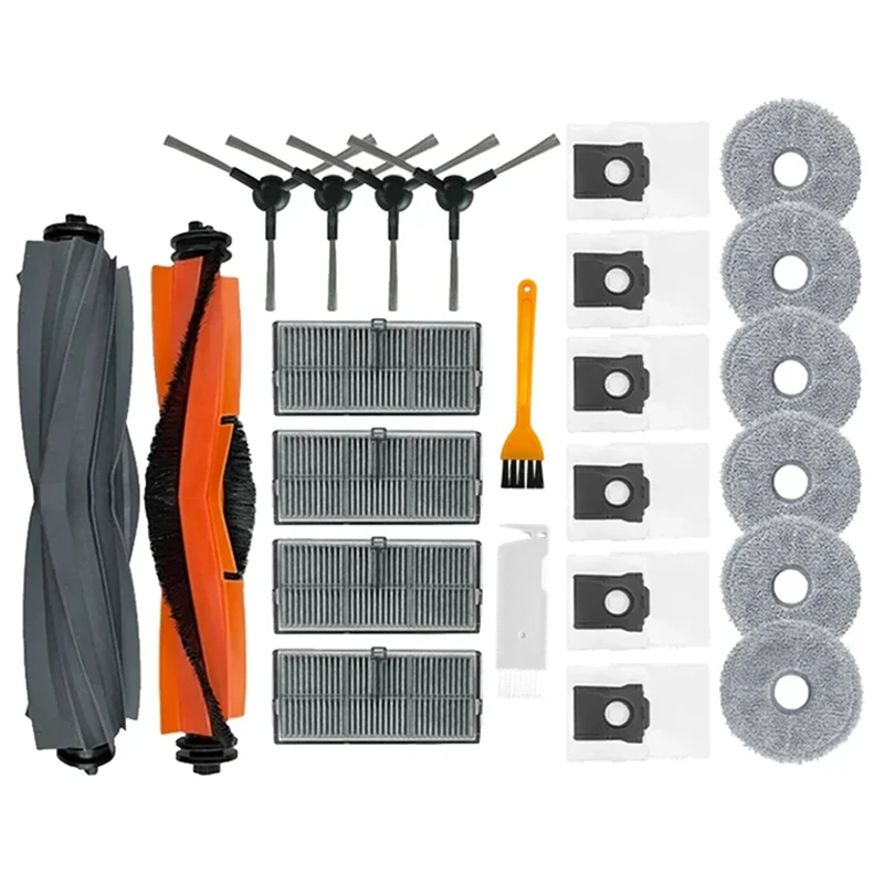 Dla Dreame X30 Ultra, X30 Pro Dla Xiaomi Mijia M30S D103CN L10s Pro Ultra Heat, Główna szczotka boczna Filtr Mop Worek na kurz-AT64