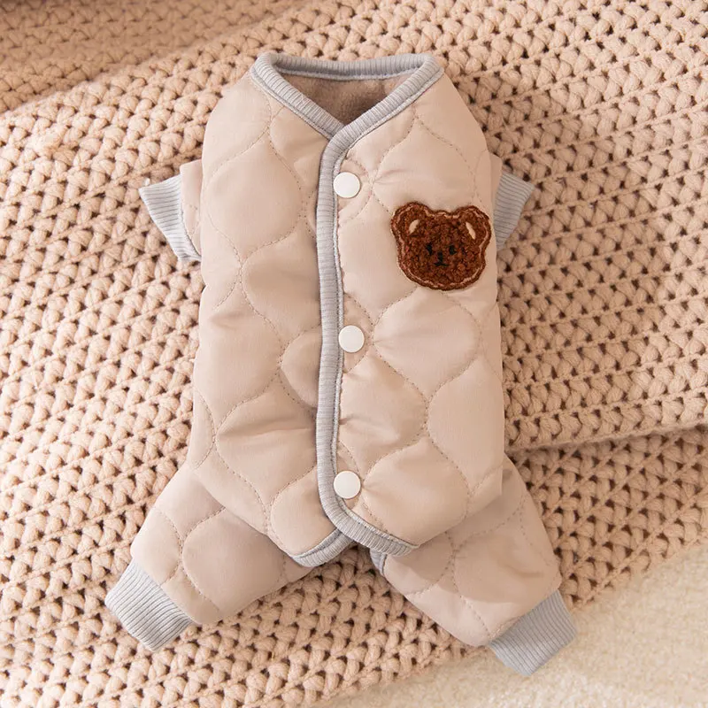 Dog Waterproof Jacket Luxury Dog Coat Pet Vest Chihuahua French Bulldog Costume Winter Dog Hoodies Puppy Jumpsuit Warm Clothes