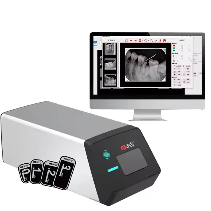 

High Quality Dental Digital Imaging Plate Scanner HDS-500 X-Ray Scanner with 3pcs Plate Dental Imaging System Intraoral Sensors
