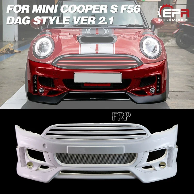 FRP Body Set For F56 Mini Cooper S DAG Style Ver 2.1 Glass Fiber Body Kit 8pcs (Front/Rear Bumper,Side Skirt,Fender,Spoiler)