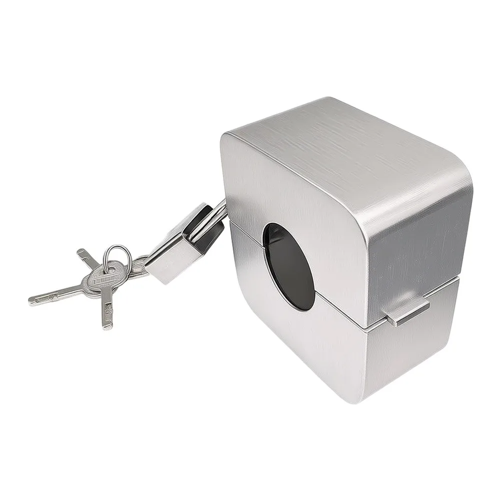 Faucet Security Cover Outside Faucet Lock For Outdoor Garden Use Single Piece Structure For Standard Faucets 1.3-2.5 Inch