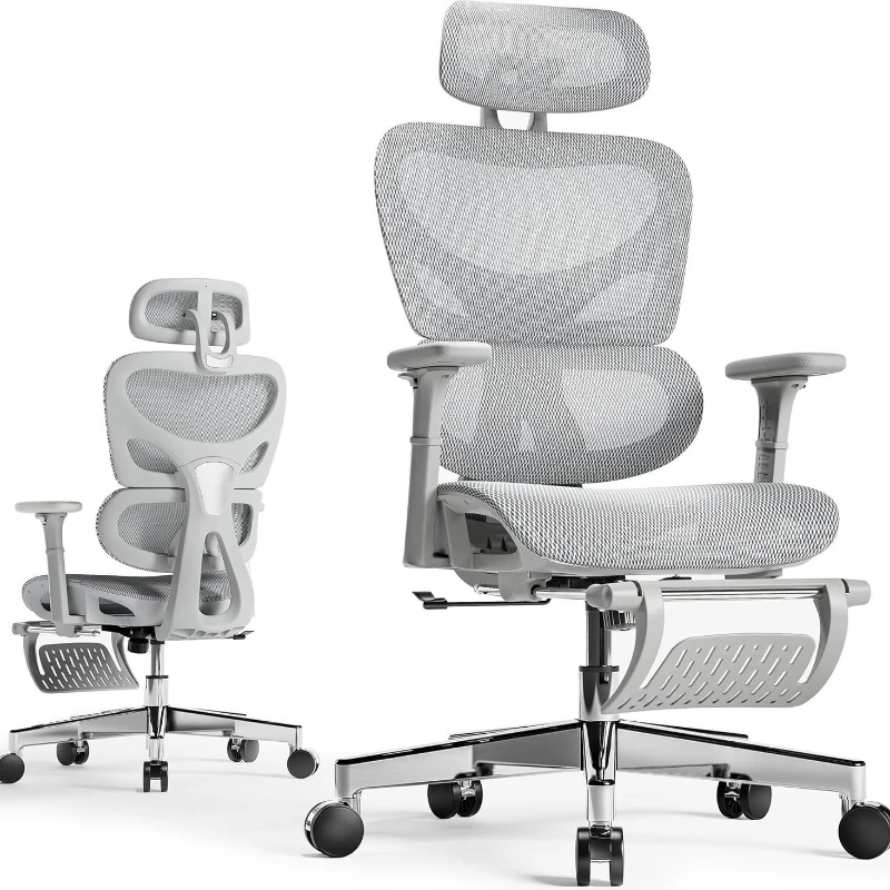 

Ergonomic Office Chair Mesh With Lumbar Support Swivel Rolling Desk Chair Home Office Computer Room Adjustable Furniture