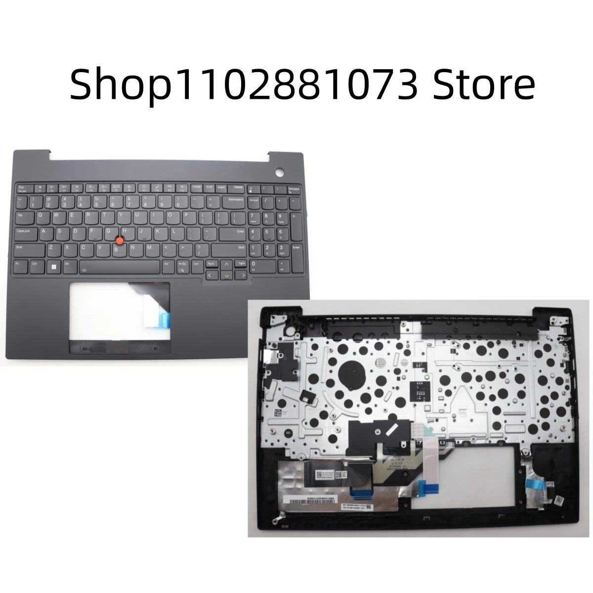 

New And Original Backlit keyboard Palmrest Case Cover Non FP Hole for Lenovo ThinkPad E16 Gen 1 Laptop 5M11H94852