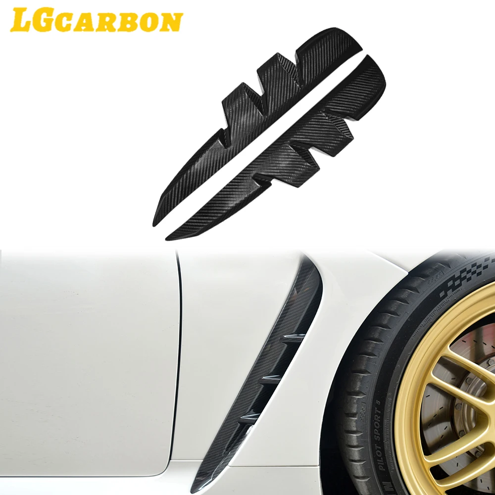 LGcarbon Black Glossy Carbon Front Fender Side Vent Cover for Subaru BRZ for Toyota GR86 2022up