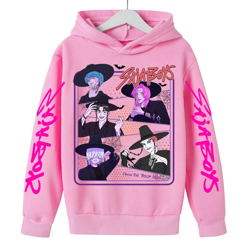 

Girls Fashion Casual Sweatshirt Movie New Kids K-Pop Demon Hunters Hooded Tops Toddler Girl Clothes KPop DeCasual Girls Clothing