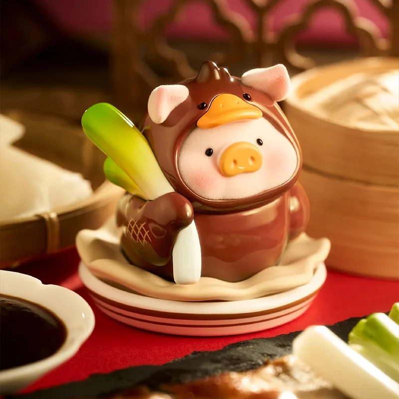 

Новая консервированная LuLu Pig Lu A Restaurant слепая коробка флокированная коллекция-сюрприз Mystery Box милая аниме-фигурка настольная модель подарок