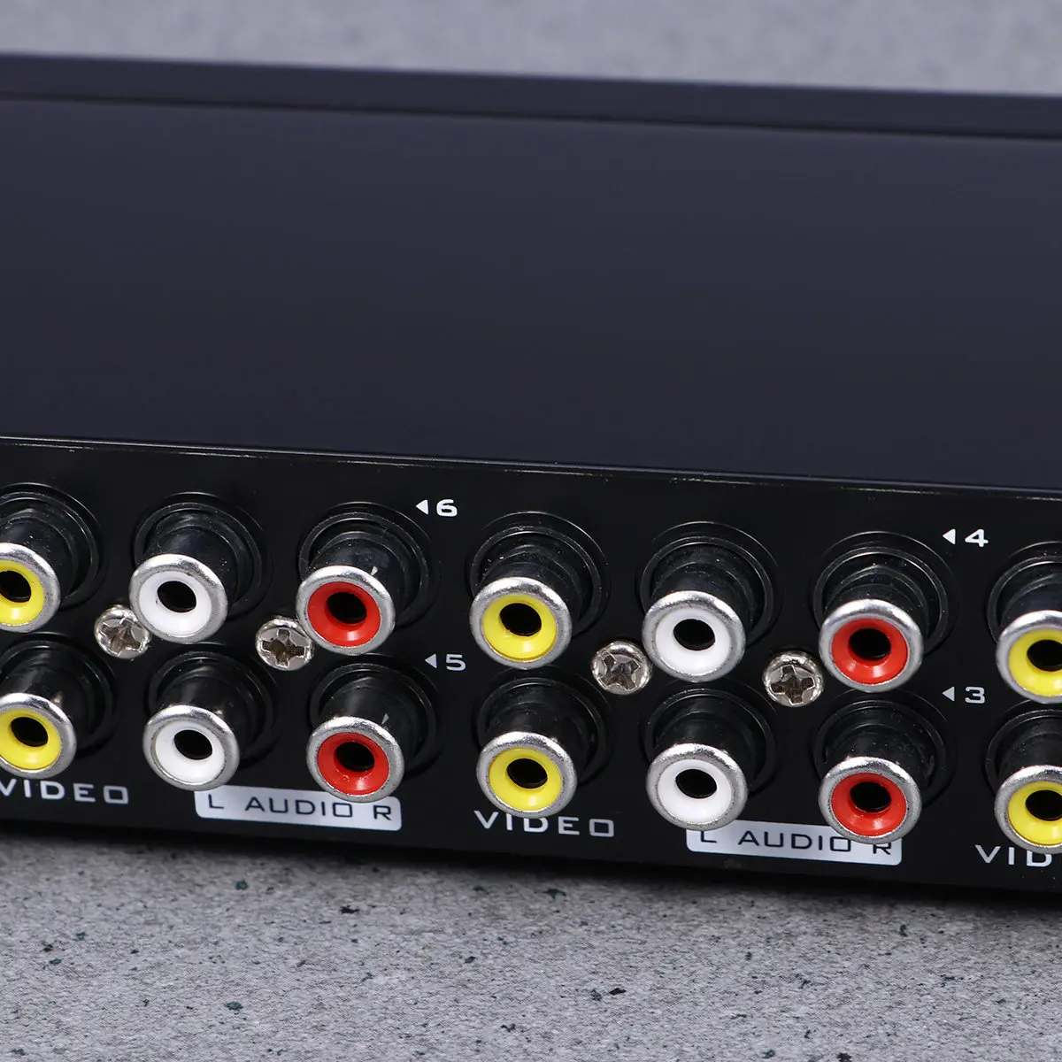 8 Ports Audio Video Selector Av Box 8 in 1 Out High Isolation TV Splitter Dvd Compatible