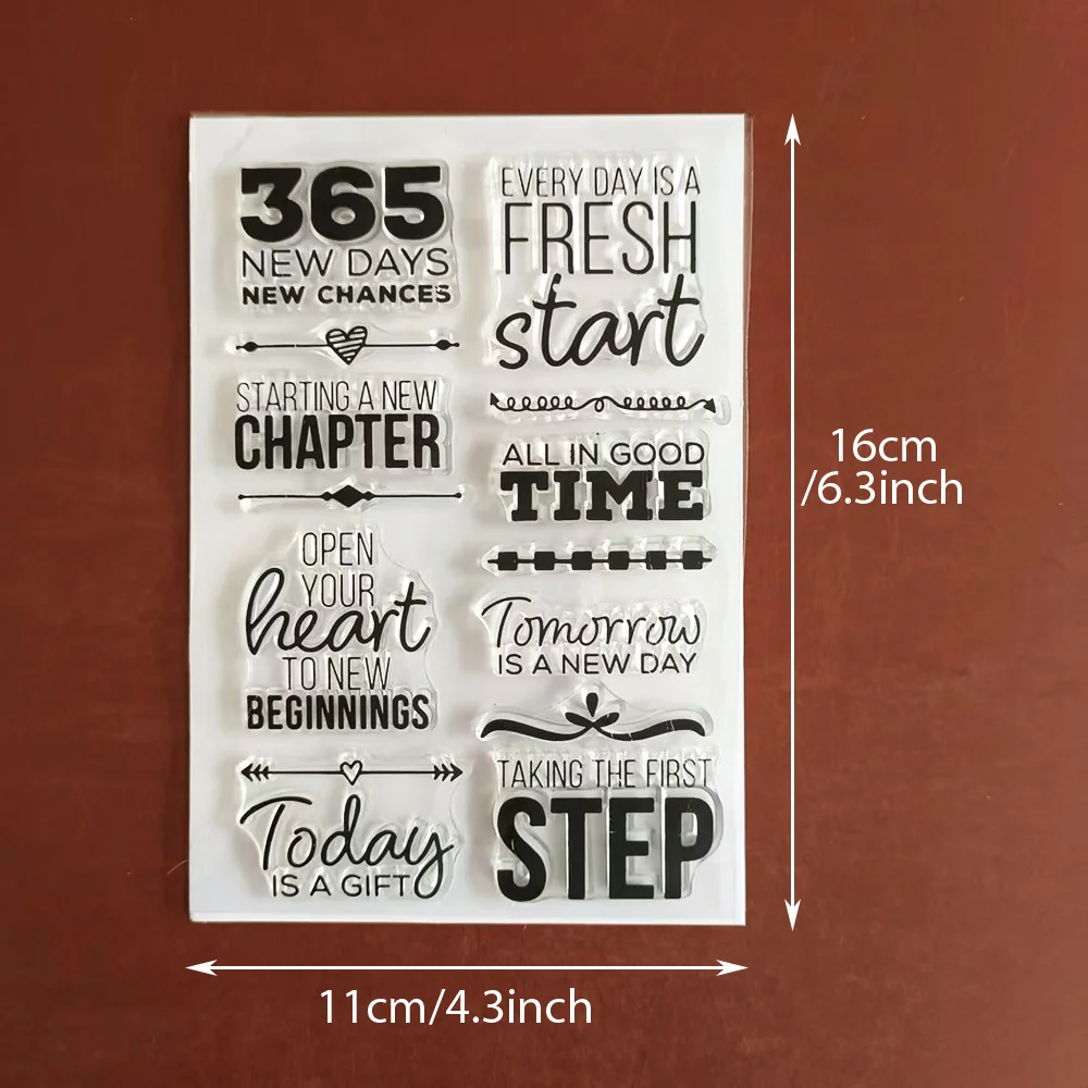 French, Italian, EnglishClear Stamps Multilingual Sentiment Stamps for Holiday Greetings,   Scrapbooking, Journaling, DIY Craft