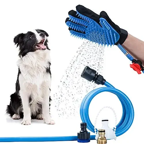 

Newest Pet Bathing Tool Dog Shower Sprayer Adjustable Bath Massage Clean & Remove Hair & Shower Attachment 3 in 1