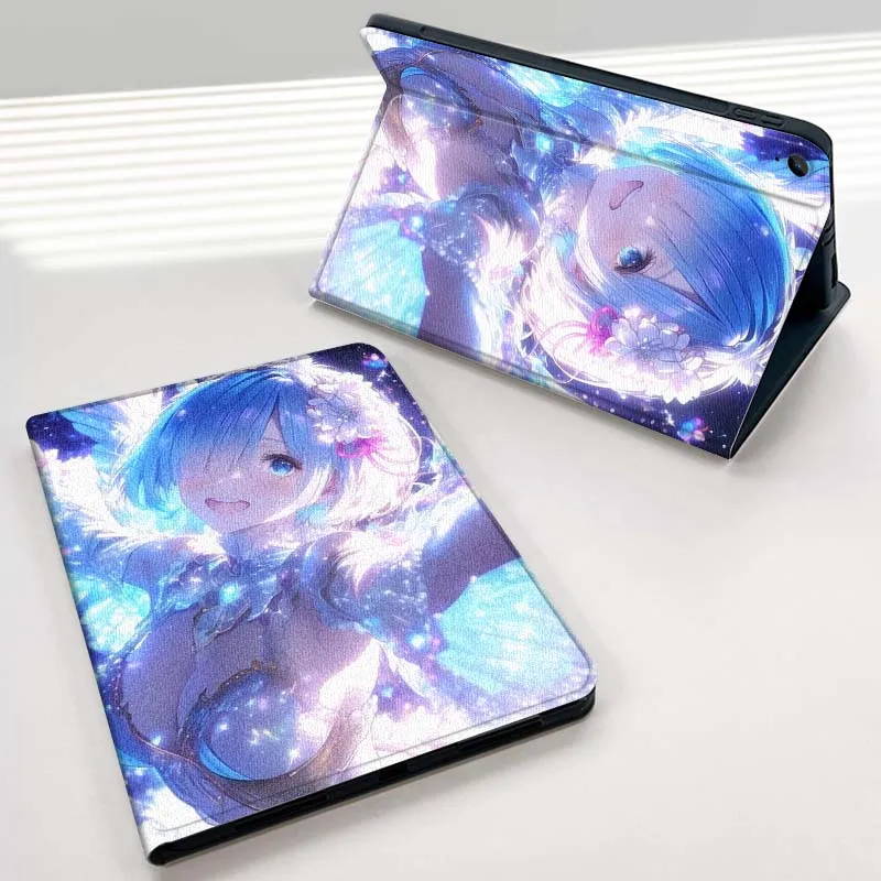 

Rem Anime Beautiful Sparkling For Samsung Galaxy Tab A7 A A8 A9 A11 S6 S11 10.1 10.4 10.5 Inch Lite PLus Tablet Case