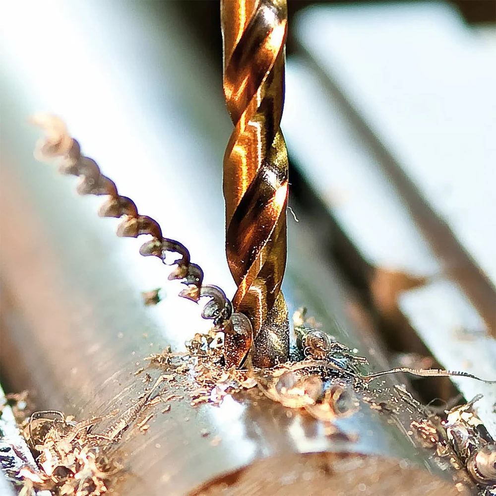 32pcs British system hexagonal handle Titanium plating drill bit electric drill screwdriver hole drilling air screwdriver tool