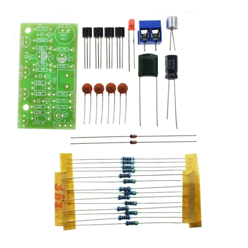 Electronic Acoustic Clap Control Switch DIY Kit Sound Sensor Electronic Circuit DIY Suit Integrated PCB Module